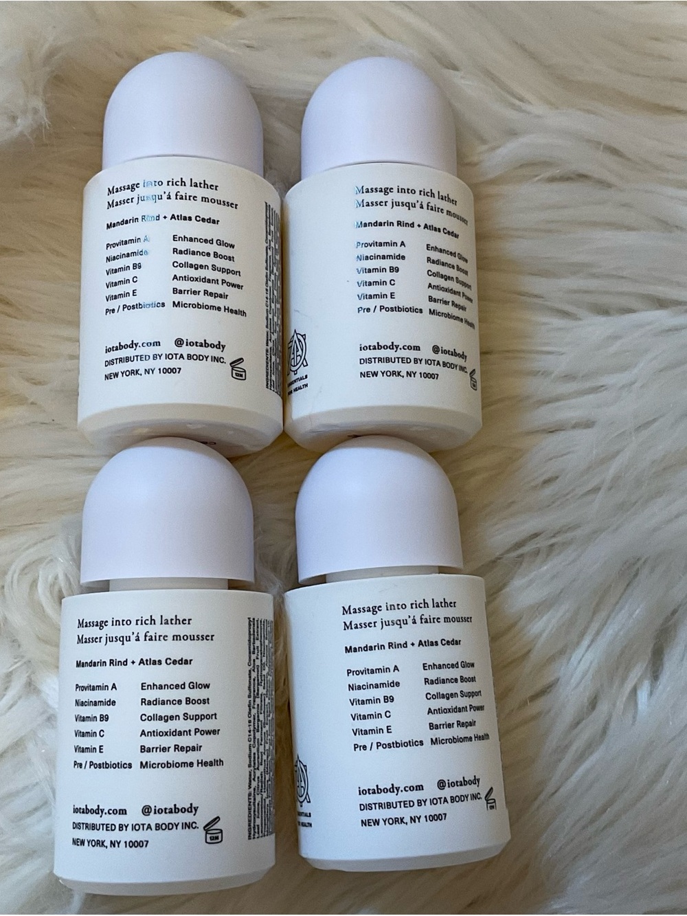 Iota Brightening Body Wash- - Mandarin - New x4 Travel Size - Picture 5 of 6